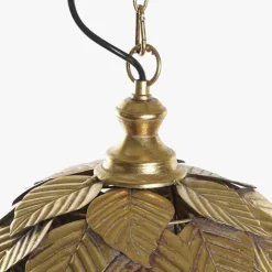 Candeeiro de Teto Bola Dourada