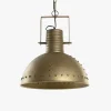Candeeiro de Teto Metal Dourado
