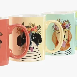 Caneca Cão Flores 360ml