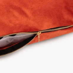 Capa de Almofada de Veludo Vermelho