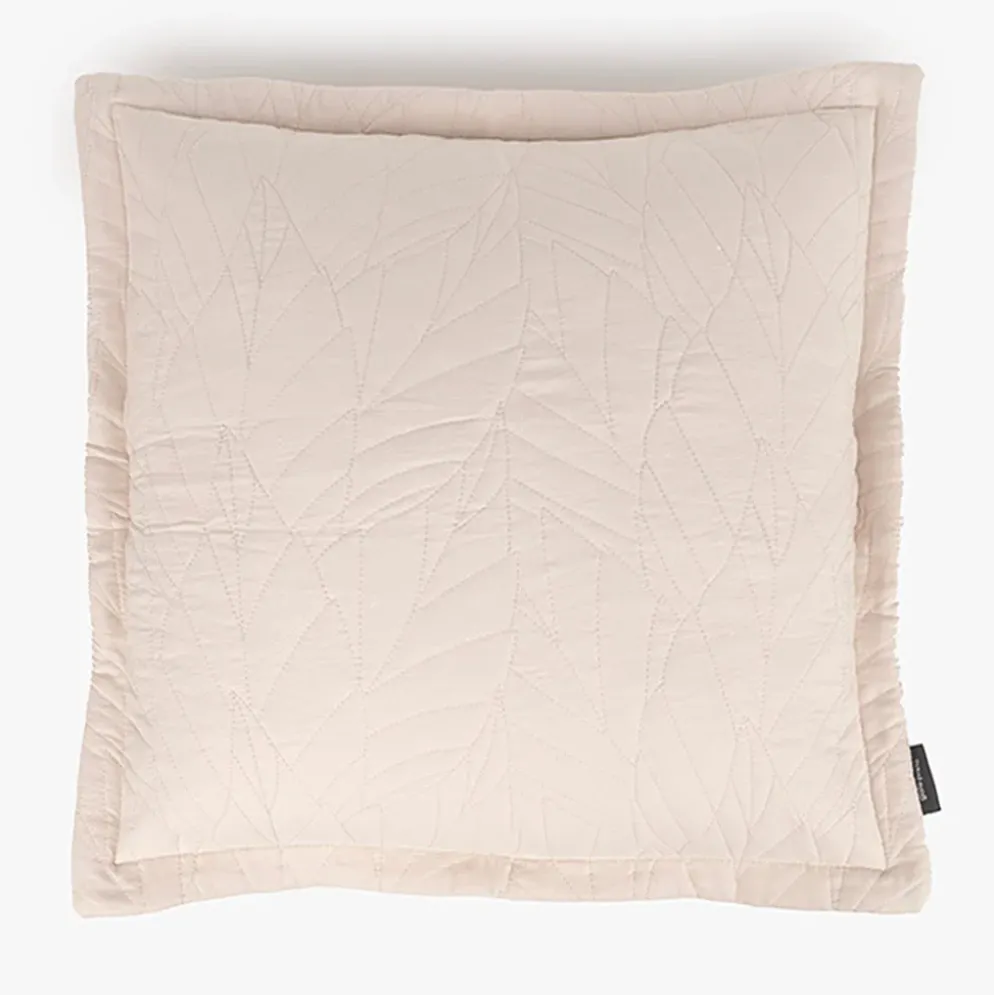 Capa de Almofada Folhas Bege 60x60