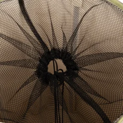 Cesto da roupa às riscas verdes