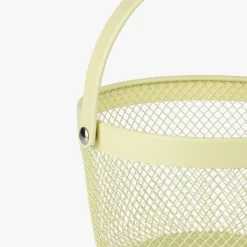 Cesto de Metal Amarelo