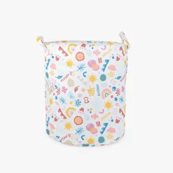Cesto de roupa estampado estrelas