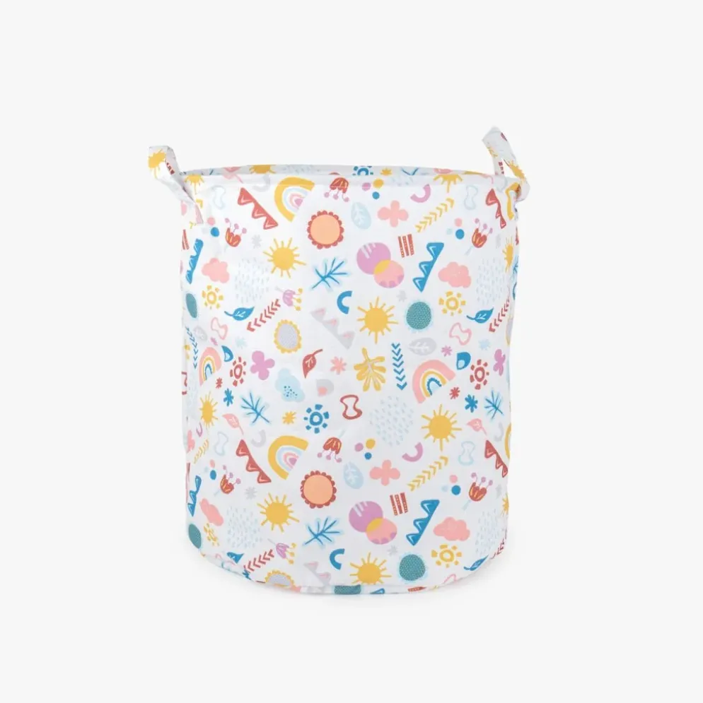 Cesto de roupa estampado estrelas