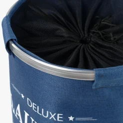 Cesto Roupa Deluxe Azul