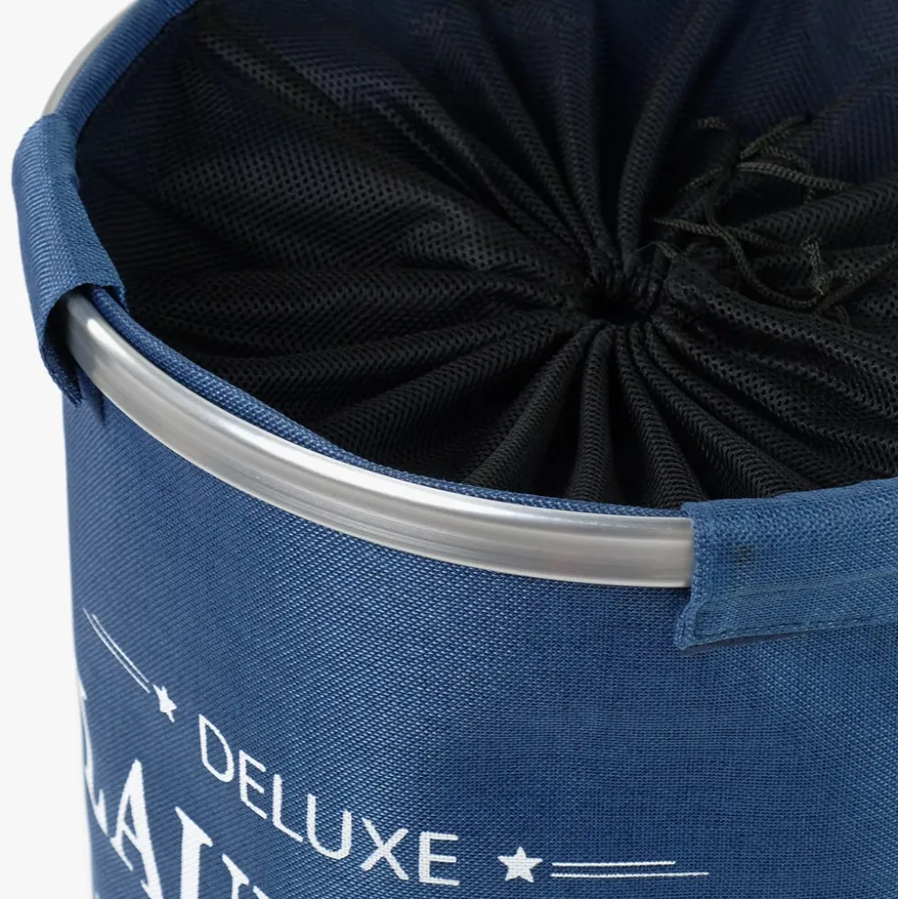 Cesto Roupa Deluxe Azul