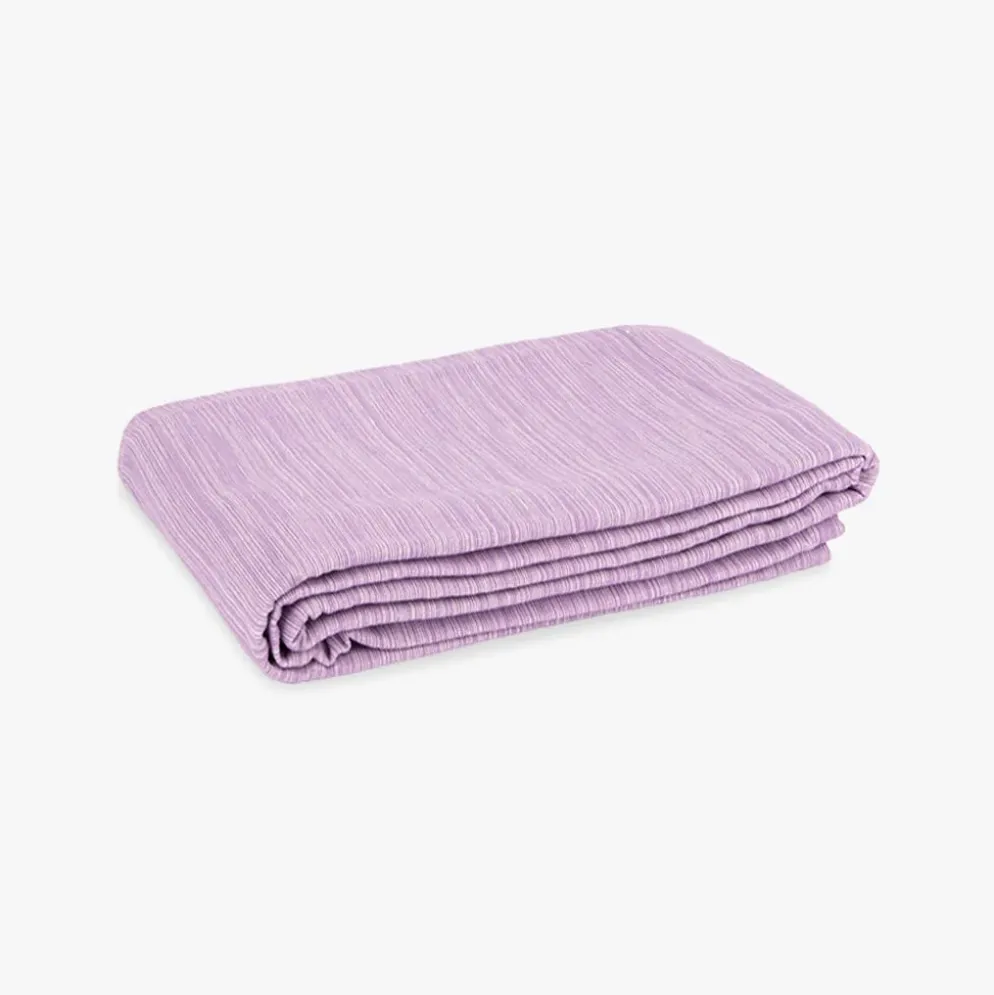 Colcha Mesclada Violeta e Branco 180x250
