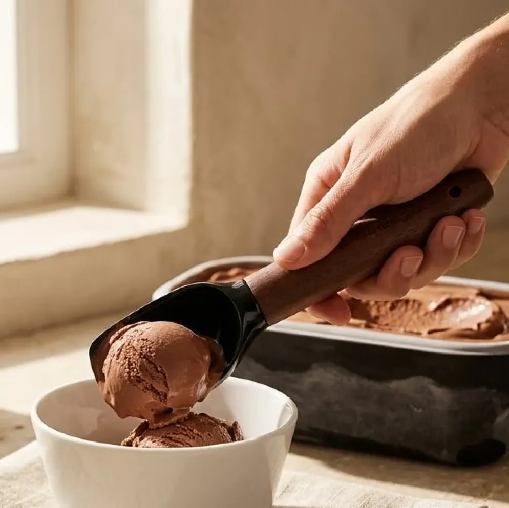 Colher de Gelado Preta