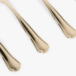 Conjunto 6 Colheres de Café em Aço Inox Dourado