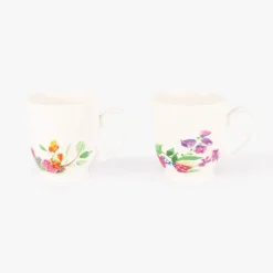 Conjunto de 2 Canecas Flowers