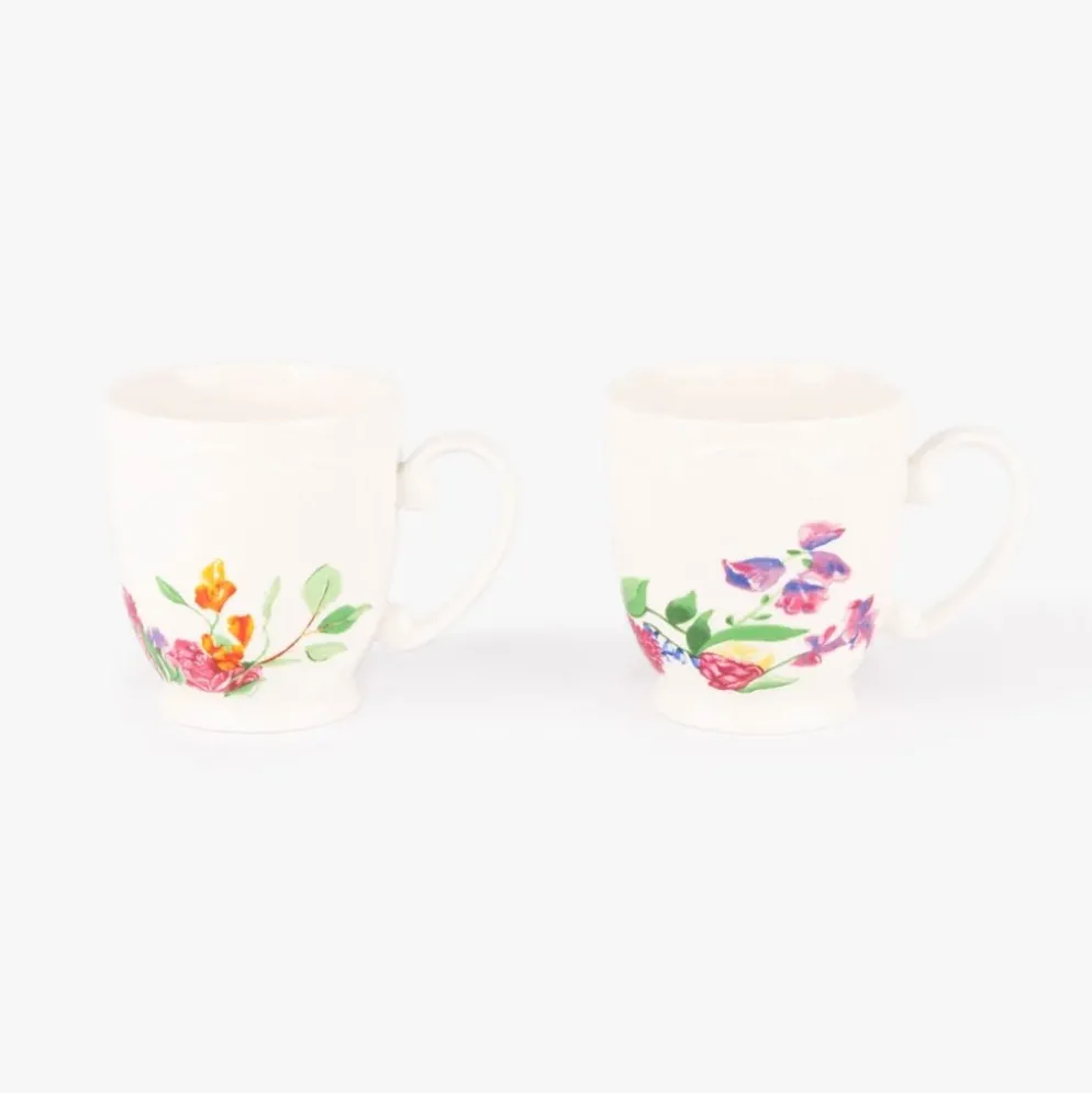 Conjunto de 2 Canecas Flowers