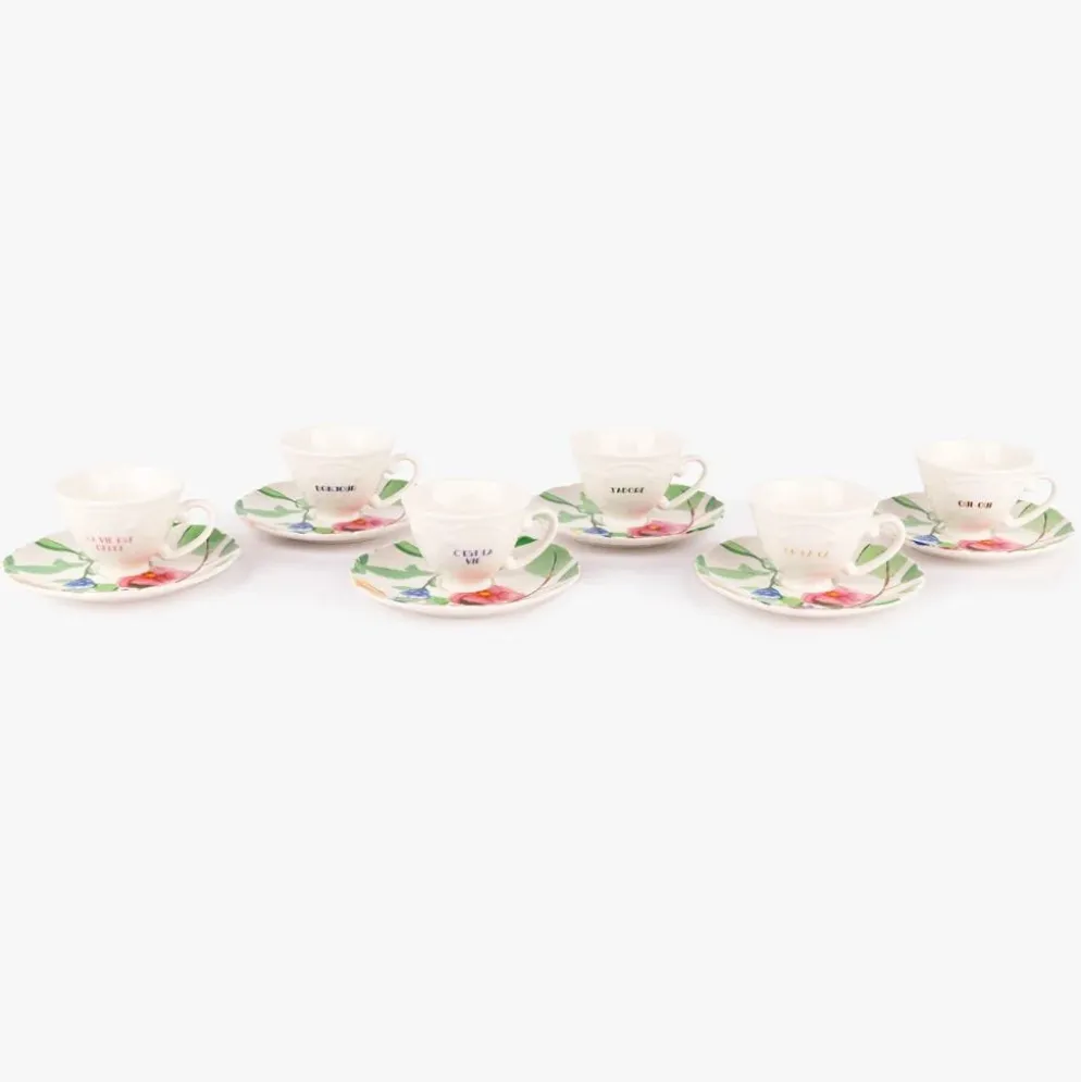 Conjunto de 6 Chávenas de Café