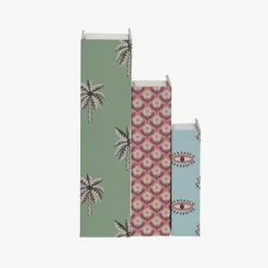 Conjunto de três caixas livro Padrões