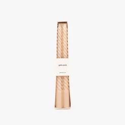 Conjunto de Velas Castiçal Espiral Branca
