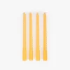 Conjunto de Velas Castiçal Espiral Laranja