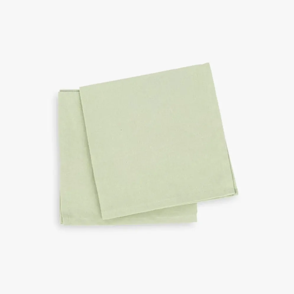 Conjunto 2 Guardanapos Algodão Verde Claro