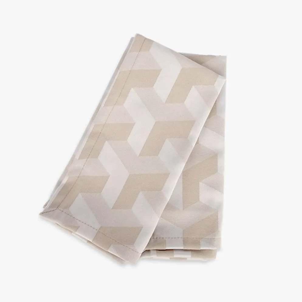 Conjunto 2 Guardanapos Jacquard Branco