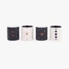 4 Copos de café luas 90ml