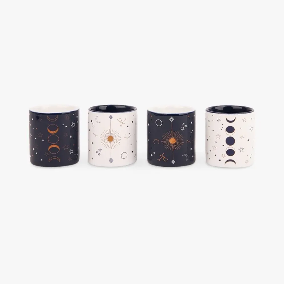 4 Copos de café luas 90ml