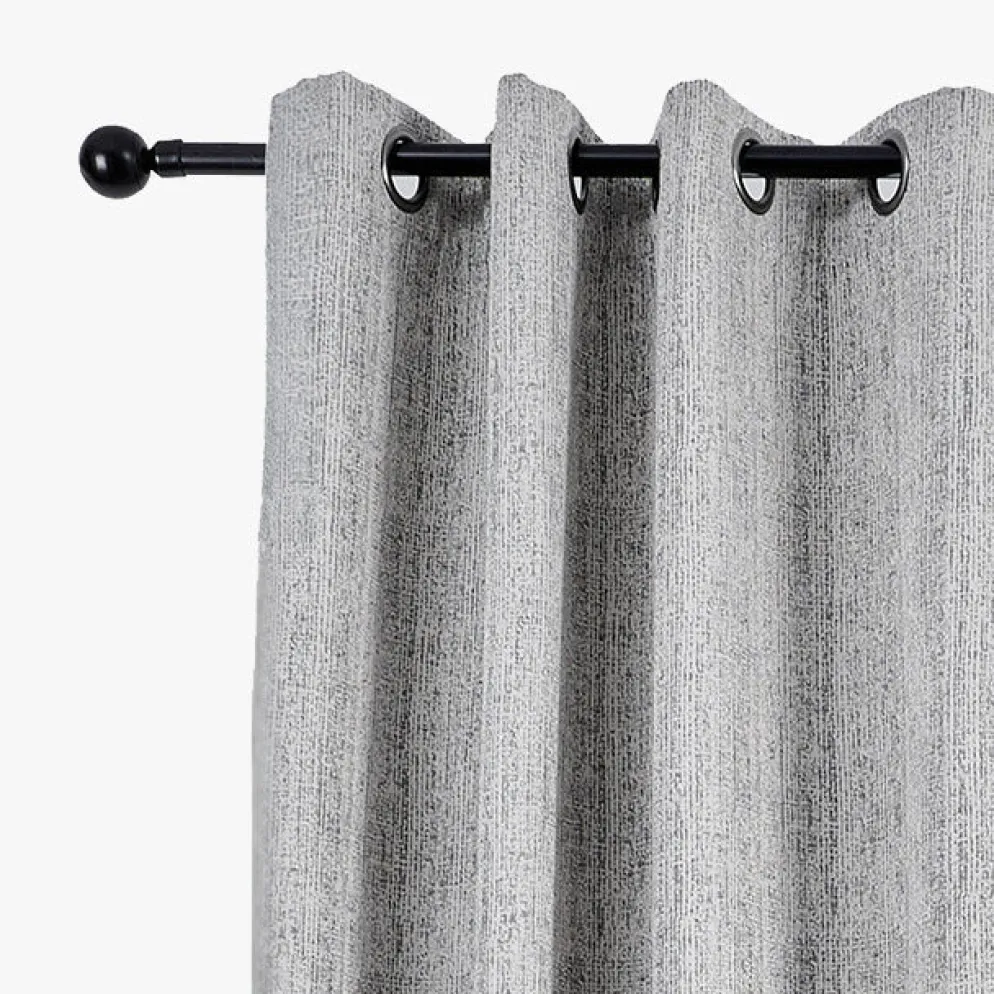 Cortinado Blackout Cinzento Mesclado