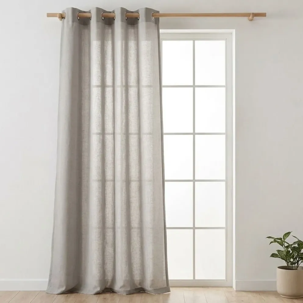 Cortinado Semi Opaco Cinzento