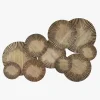 Decoração de Parede Círculos Castanho