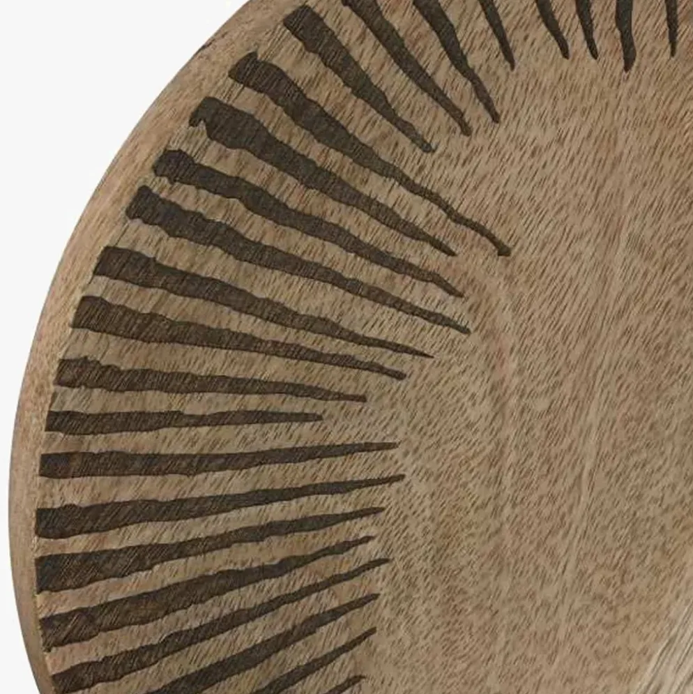 Decoração de Parede Círculos Castanho