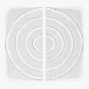 Decoração de Parede Dupla Branco Decapé