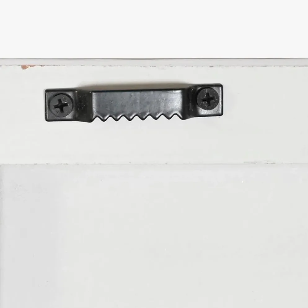 Decoração de Parede Dupla Branco Decapé