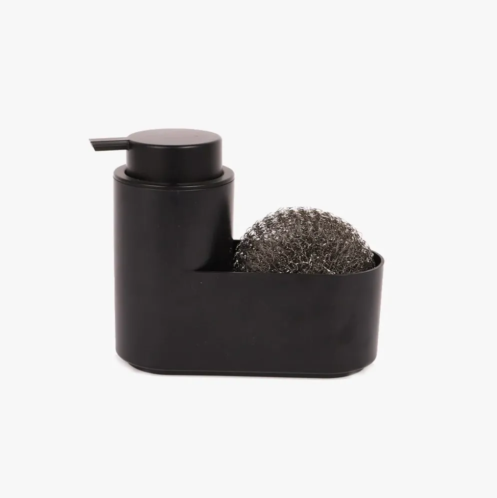 Doseador de cerâmica com esfregão preto