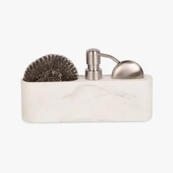 Doseador de Detergente de Louça com Sabonete de Inox