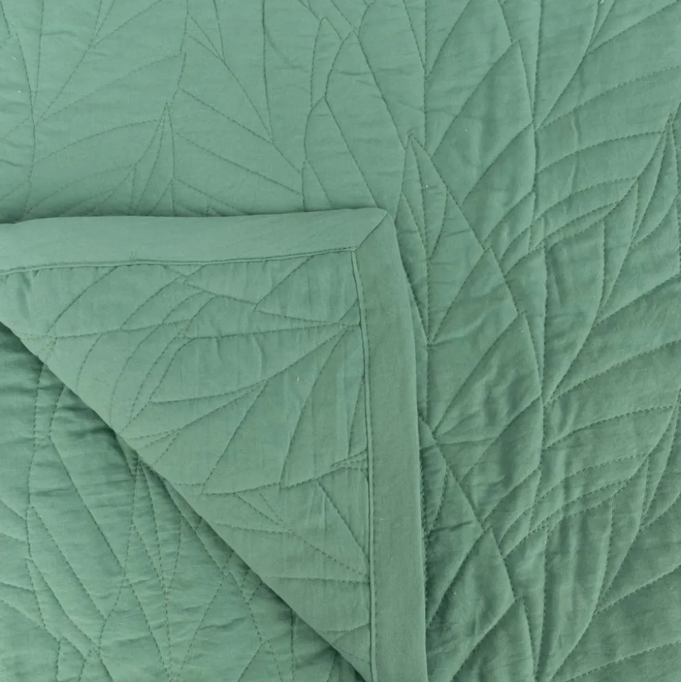 Edredão Folhas Verde 250x270