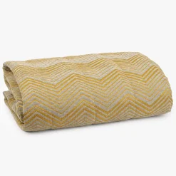 Edredão Zig Zag Mostarda 240x260