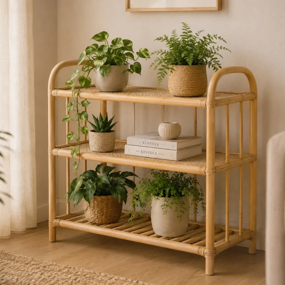 Estante Rattan Natural
