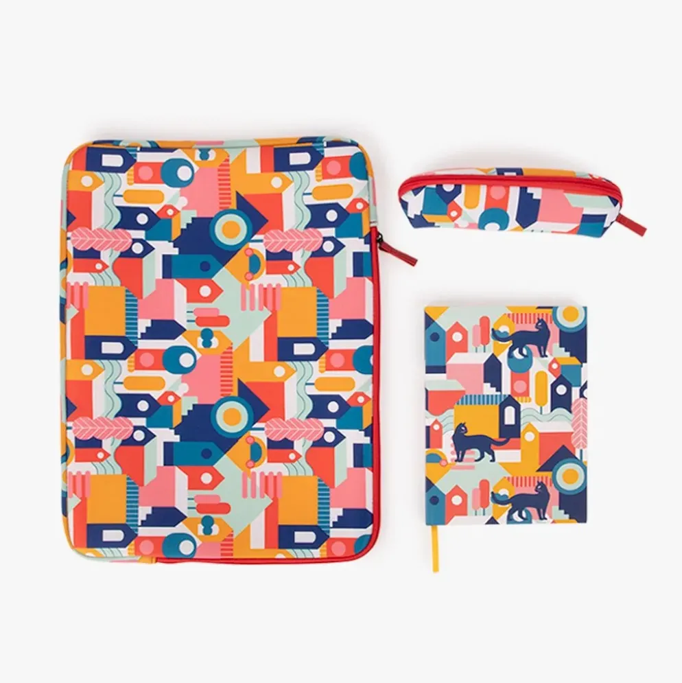Estojo Neoprene Gatos