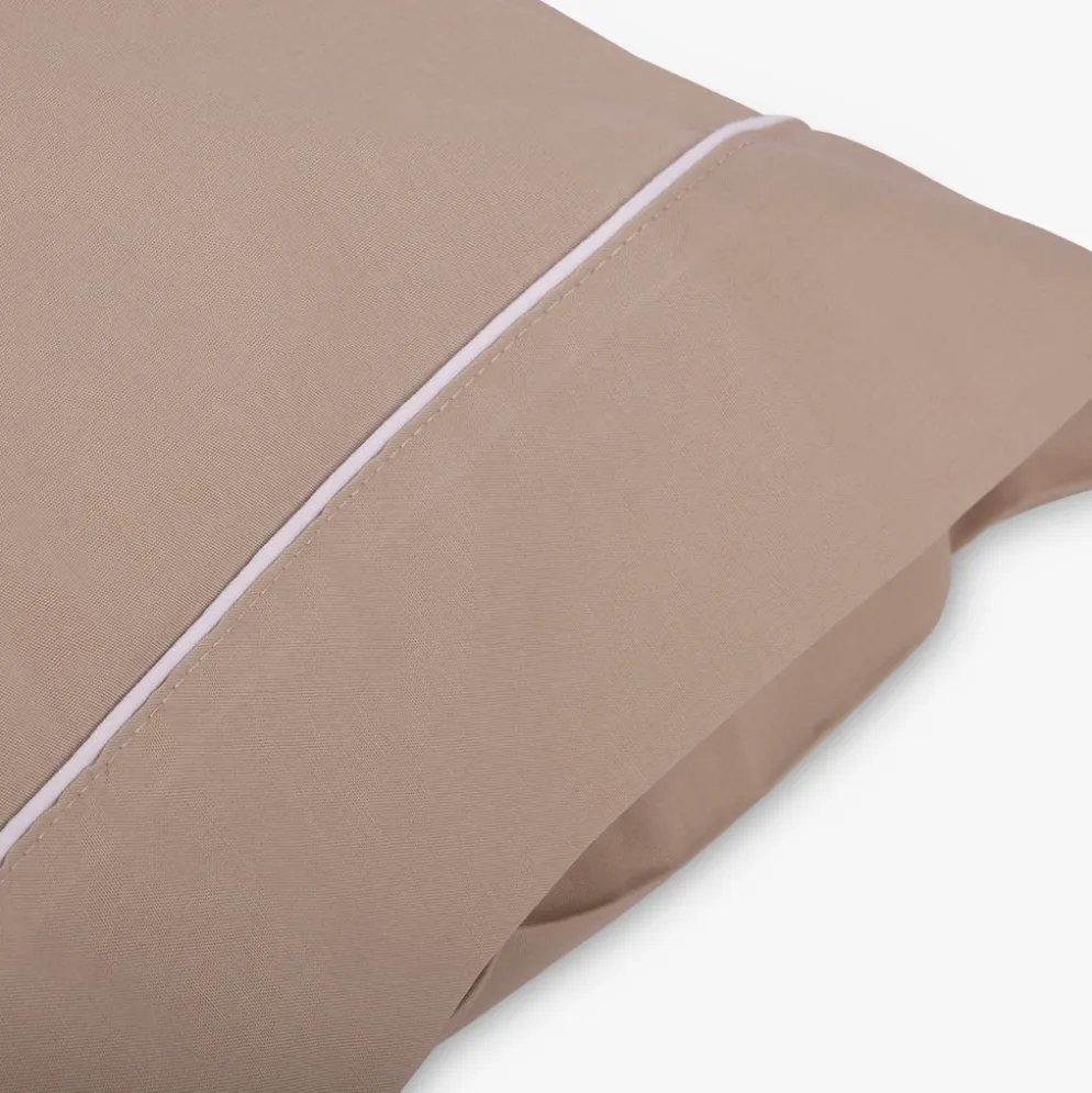 Fronha Almofada de Dormir Algodão Percal Seixo 50x65