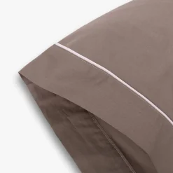 Fronha Almofada de Dormir Algodão Percal Cinza 45x155