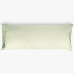 Fronha Almofada de Dormir Algodão Percal Verde 45x155