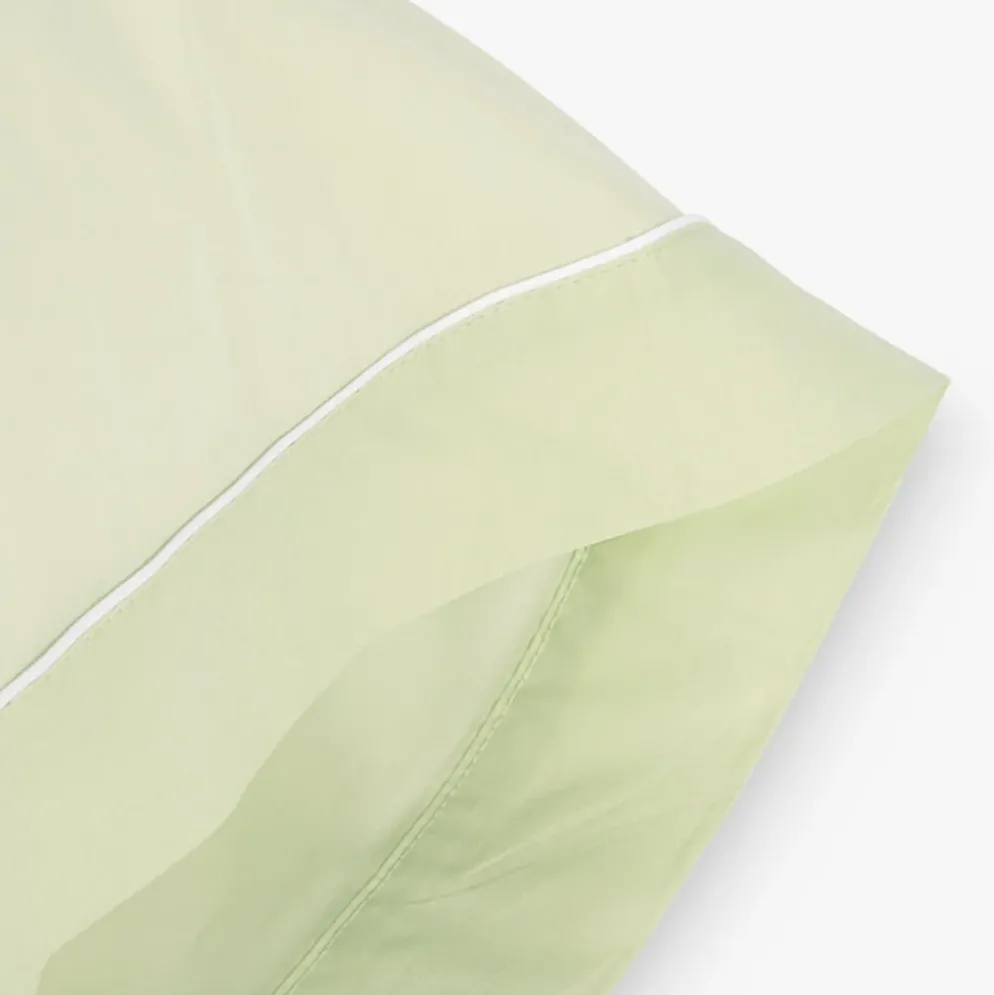 Fronha Almofada de Dormir Algodão Percal Verde 45x155
