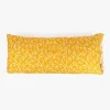 Fronha para Almofada de Dormir Flores Amarelo 45x100