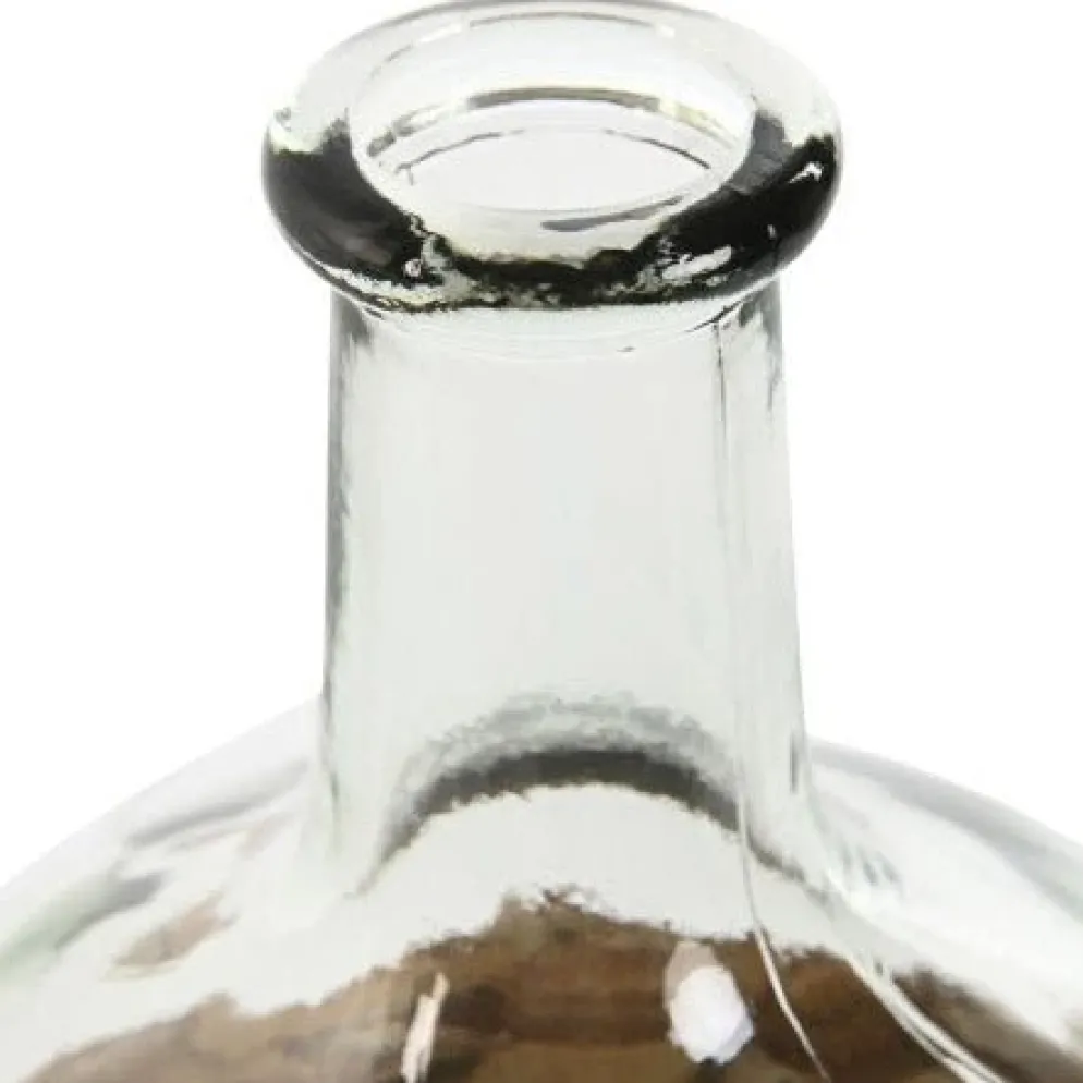 Jarra de Vidro com Cesto em Palhinha