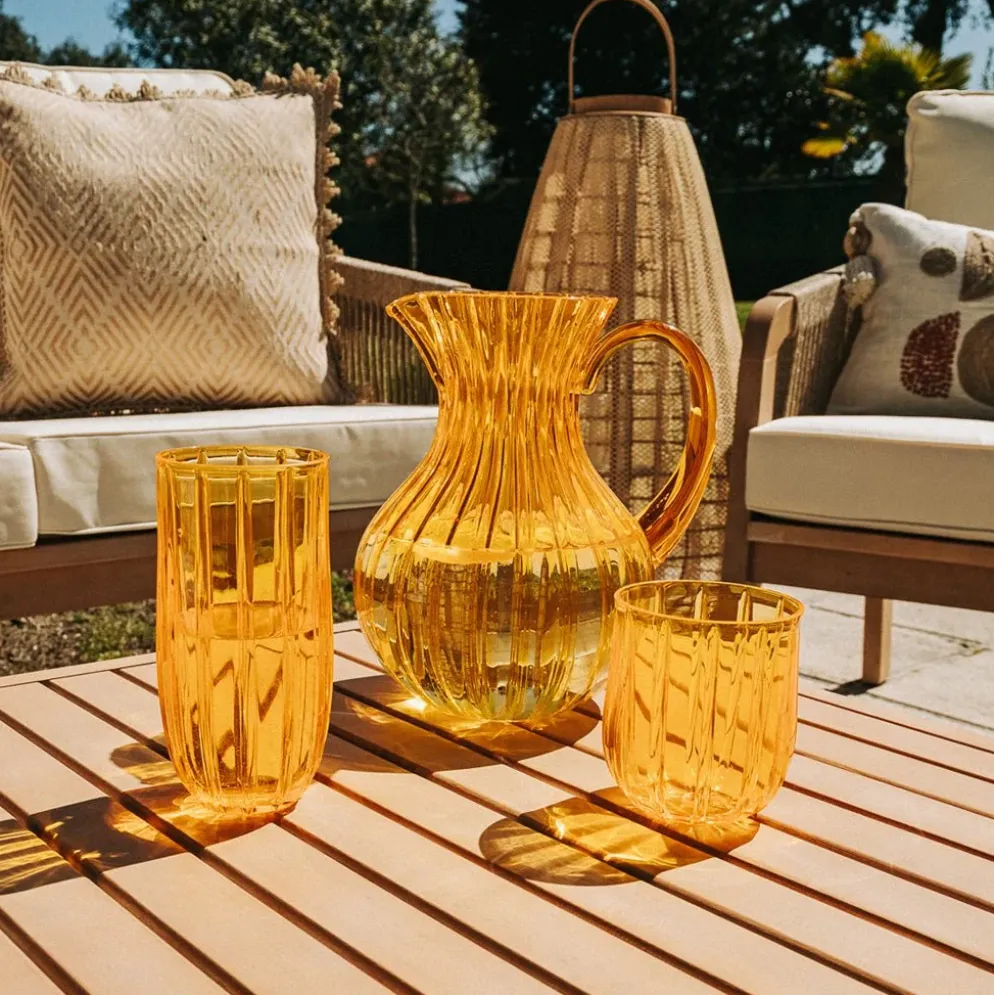 Jarro de Acrílico Amarelo 2L