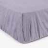 Lençol ajustável azul 200x160+30cm