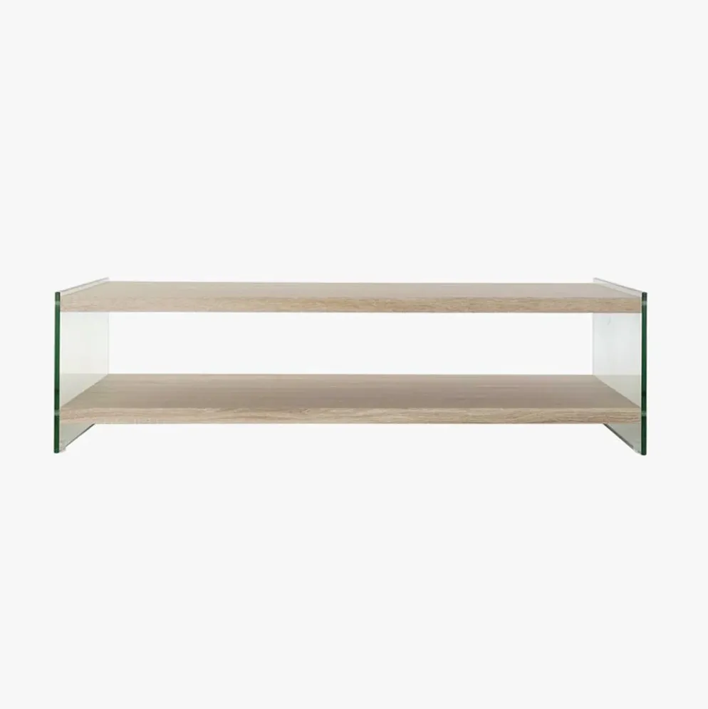 Mesa Centro com Vidro Temperado | 130X65X36