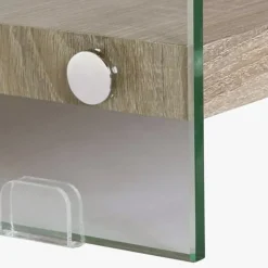 Mesa Centro com Vidro Temperado | 130X65X36