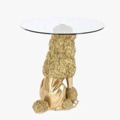 Mesa de Apoio Caniche Dourado