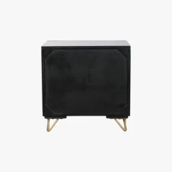 Mesa de Cabeceira Metal e Madeira