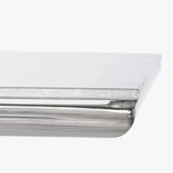Mesa de Jantar Tampo Efeito Mármore e Estrutura Metálica | 180x90x75 cm