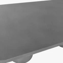 Mesa de Refeição Retangular Efeito Cimento